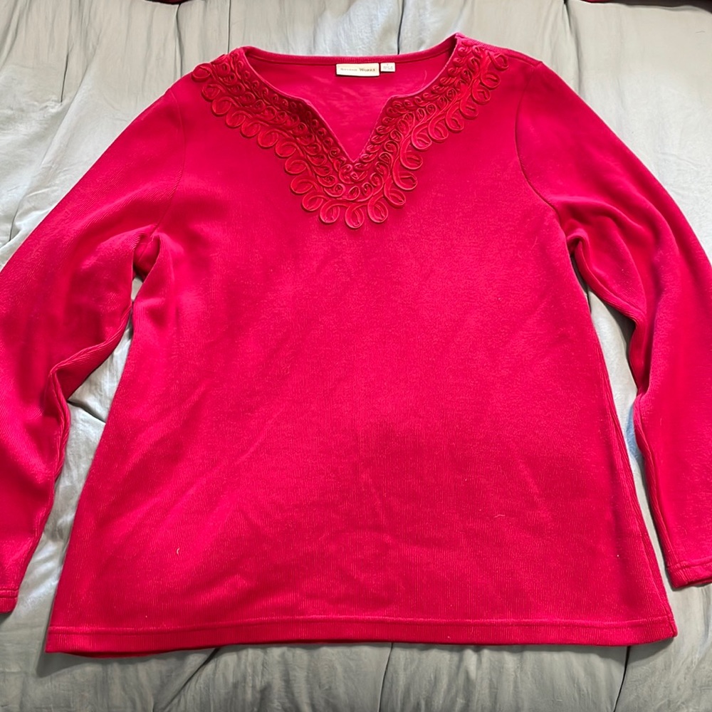 Studio Works Detailed Long Sleeve Top